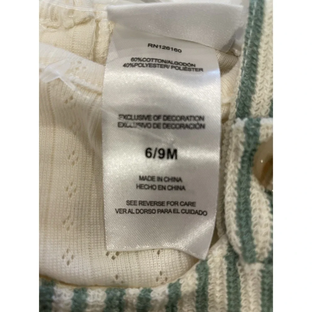 New Nicole Miller Baby Girl Summer Size 6-9 months 6M 9M Adorable Neutral Colors